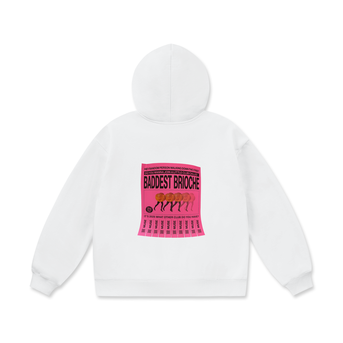 WHITE FLYER HOODIE