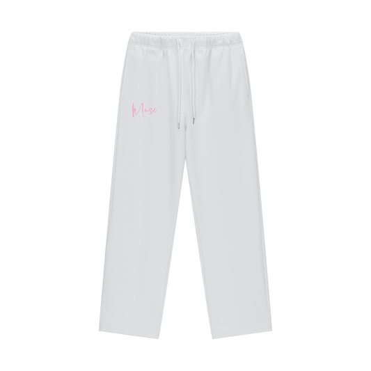 MUSE WHITE SWEATPANTS